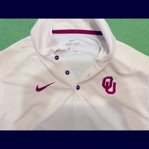 Vintage Nike OU Brent venables ferocious defense coaches polo medium swag TBOW
